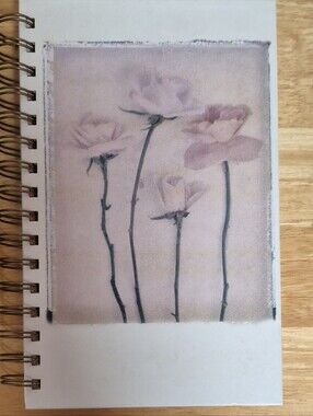 Journal, Soft Pink Floral Print - Home Art